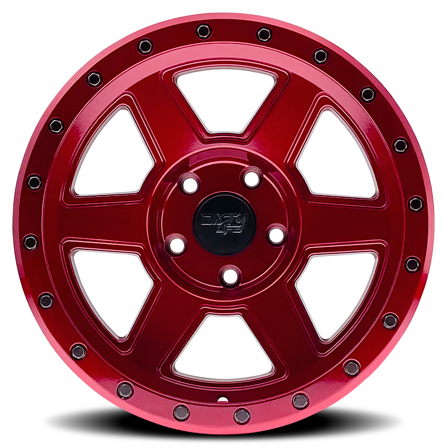 DIRTY LIFE COMPOUND GLOSS CRIMSON CANDY RED | 17x9 | 5x139.7