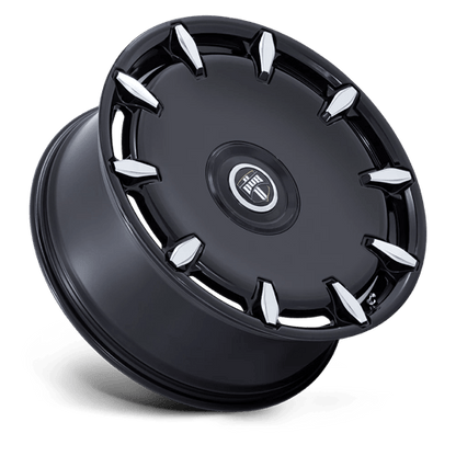 DUB 1PC | DC271 CHEEF | 24.0x9.00 | 5X115/5X120 | 38 | GLOSS BLACK MILLED