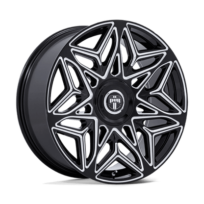 DUB 1PC | DC274 ANOMALY | 24.0x9.00 | 5X115/5X120 | 38 | GLOSS BLACK MILLED