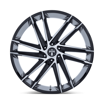 DUB 1PC | DC275 BLAZE | 26.0x10.00 | 6X135 | 30 | GLOSS BLACK W/ MACHINED FACE