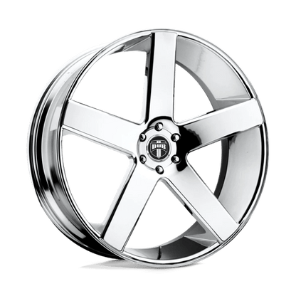 DUB 1PC | S115 BALLER | 24.0x10.00 | 6X139.7 | 19 | CHROME PLATED