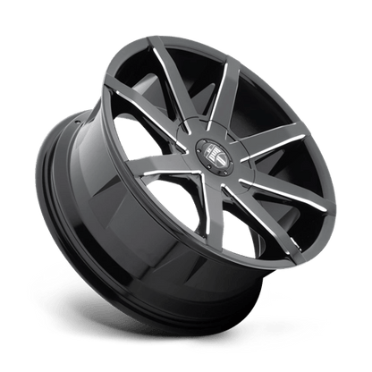 DUB 1PC | S109 PUSH | 22.0x9.50 | 6X135/6X139.7 | 30 | GLOSS BLACK MILLED