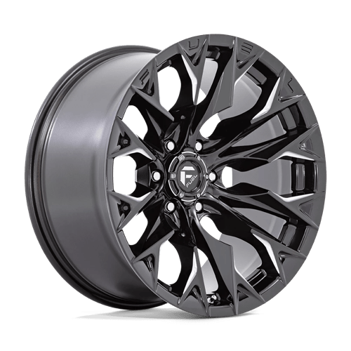 Fuel 1PC | D803 FLAME | 20.0x9.00 | 5X127 | 1 | GLOSS BLACK MILLED