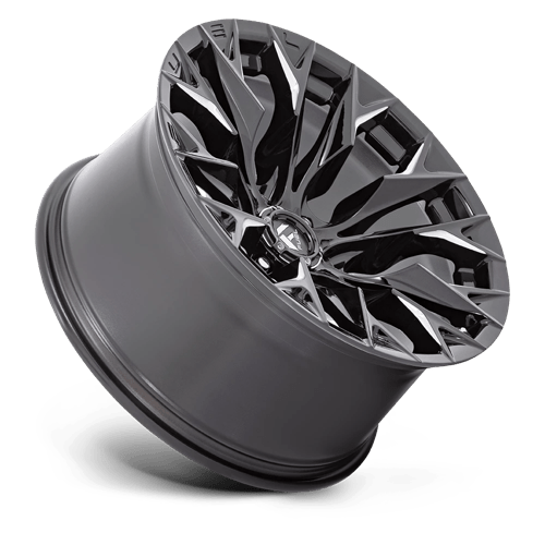 Fuel 1PC | D803 FLAME | 20.0x9.00 | 5X127 | 1 | GLOSS BLACK MILLED