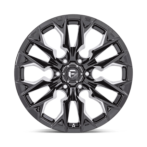 Fuel 1PC | D803 FLAME | 20.0x9.00 | 5X127 | 1 | GLOSS BLACK MILLED