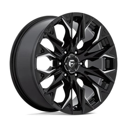 Fuel 1PC | D803 FLAME | 20.0x9.00 | 6X139.7 | 20 | GLOSS BLACK MILLED