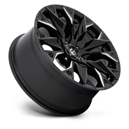 Fuel 1PC | D803 FLAME | 20.0x9.00 | 6X139.7 | 20 | GLOSS BLACK MILLED