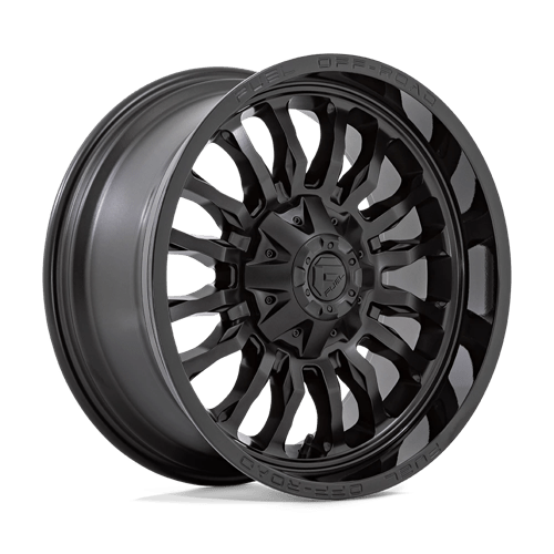 Fuel 1PC | D796 ARC | 20.0x9.00 | 5X114.3/5X127 | 1 | MATTE BLACK W/ GLOSS BLACK LIP