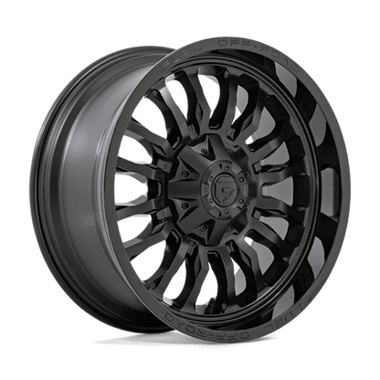 Fuel 1PC | D796 ARC | 20.0x9.00 | 5X114.3/5X127 | 1 | MATTE BLACK W/ GLOSS BLACK LIP