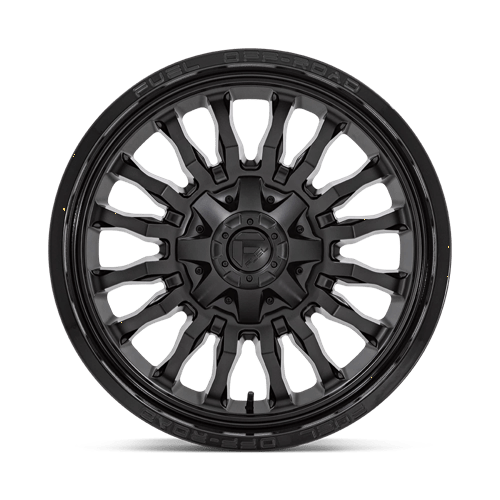 Fuel 1PC | D796 ARC | 20.0x10.00 | 8X170 | -18 | MATTE BLACK W/ GLOSS BLACK LIP