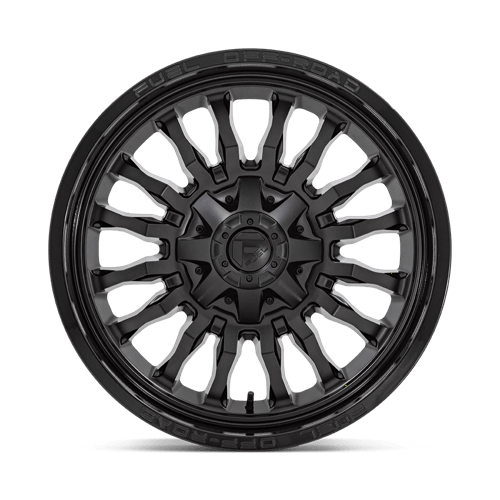 Fuel 1PC | D796 ARC | 22.0x10.00 | 8X170 | -18 | MATTE BLACK W/ GLOSS BLACK LIP