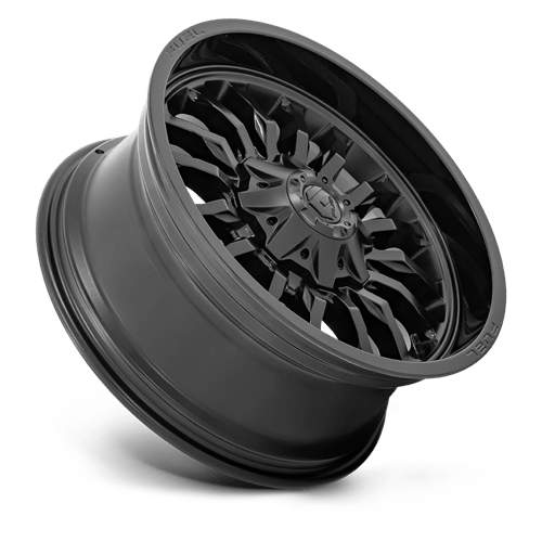 Fuel 1PC | D796 ARC | 20.0x9.00 | 8X180 | 1 | MATTE BLACK W/ GLOSS BLACK LIP