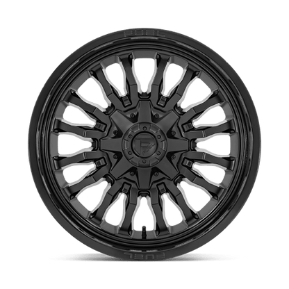Fuel 1PC | D796 ARC | 20.0x9.00 | 8X170 | 1 | MATTE BLACK W/ GLOSS BLACK LIP
