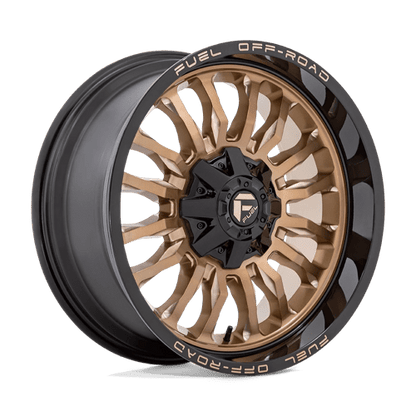 Fuel 1PC | D797 ARC | 20.0x9.00 | 5X127/5X139.7 | 1 | PLATINUM BRONZE W/ BLACK LIP