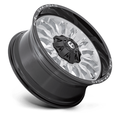 Fuel 1PC | D798 ARC | 20.0x9.00 | 5X114.3/5X127 | 1 | SILVER BRUSH FACE W/ BLK LIP