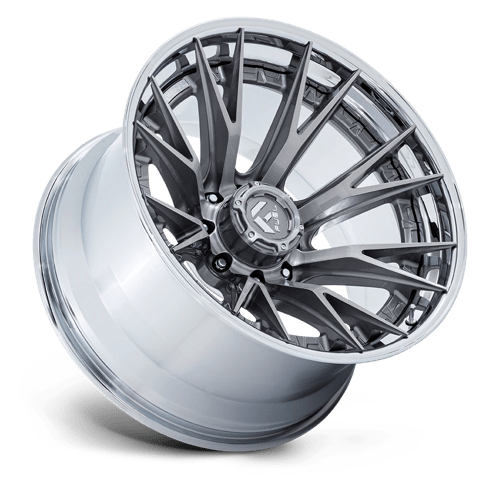 Fuel 1PC | FC402 CATALYST | 20.0x9.00 | 8X180 | 1 | PLATINUM W/ CHROME LIP