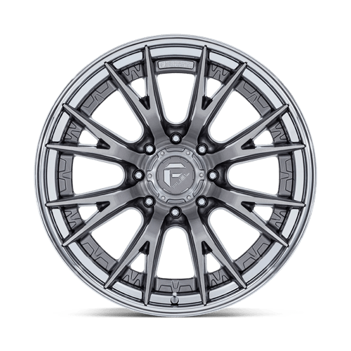 Fuel 1PC | FC402 CATALYST | 24.0x12.00 | 8X165.1 | -44 | PLATINUM W/ CHROME LIP