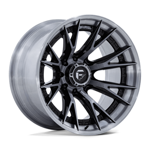 Fuel 1PC | FC402 CATALYST | 22.0x12.00 | 8X180 | -44 | GLOSS BLACK BRUSHED DARK TINT