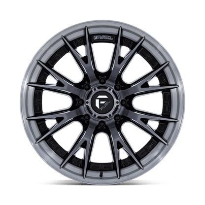 Fuel 1PC | FC402 CATALYST | 22.0x12.00 | 8X170 | -44 | GLOSS BLACK BRUSHED DARK TINT