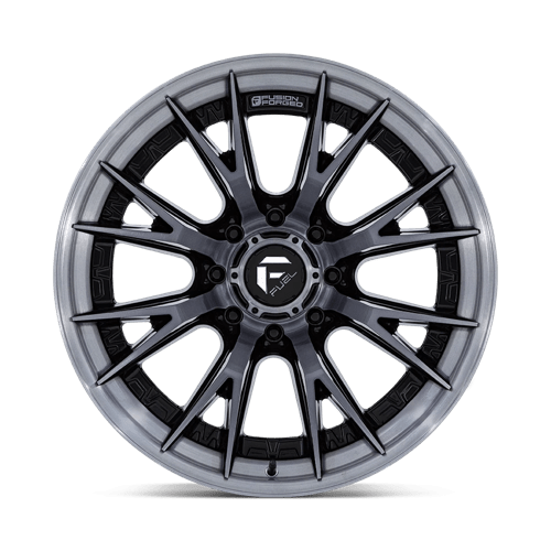 Fuel 1PC | FC402 CATALYST | 22.0x12.00 | 8X180 | -44 | GLOSS BLACK BRUSHED DARK TINT