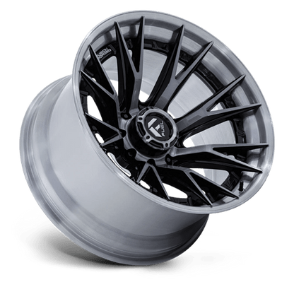Fuel 1PC | FC402 CATALYST | 24.0x12.00 | 8X180 | -44 | GLOSS BLACK BRUSHED DARK TINT