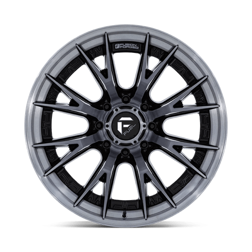Fuel 1PC | FC402 CATALYST | 24.0x12.00 | 8X165.1 | -44 | GLOSS BLACK BRUSHED DARK TINT