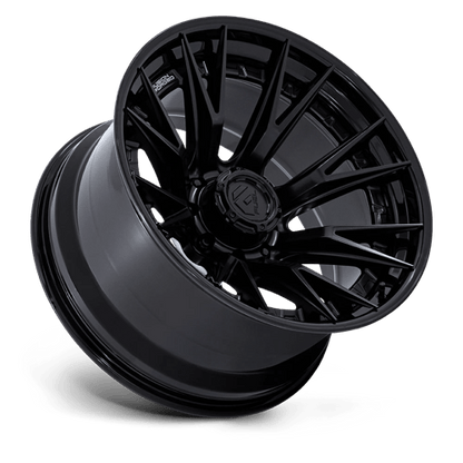 Fuel 1PC | FC402 CATALYST | 20.0x9.00 | 8X180 | 1 | MATTE BLACK W/ GLOSS BLACK LIP