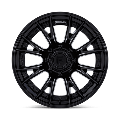 Fuel 1PC | FC402 CATALYST | 22.0x12.00 | 8X180 | -44 | MATTE BLACK W/ GLOSS BLACK LIP