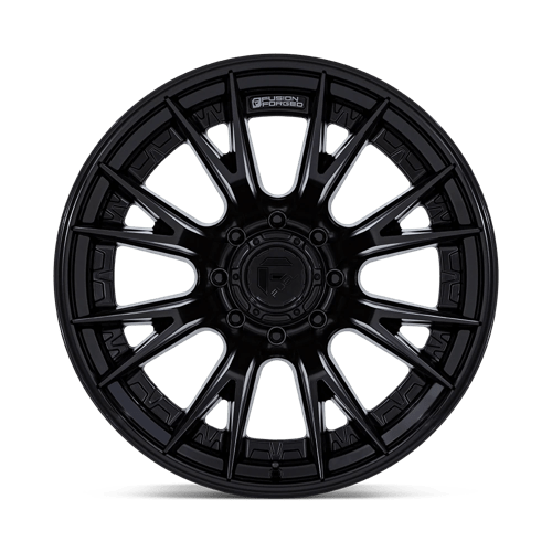 Fuel 1PC | FC402 CATALYST | 22.0x10.00 | 8X180 | -18 | MATTE BLACK W/ GLOSS BLACK LIP