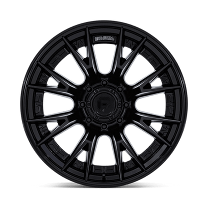 Fuel 1PC | FC402 CATALYST | 24.0x12.00 | 8X165.1 | -44 | MATTE BLACK W/ GLOSS BLACK LIP