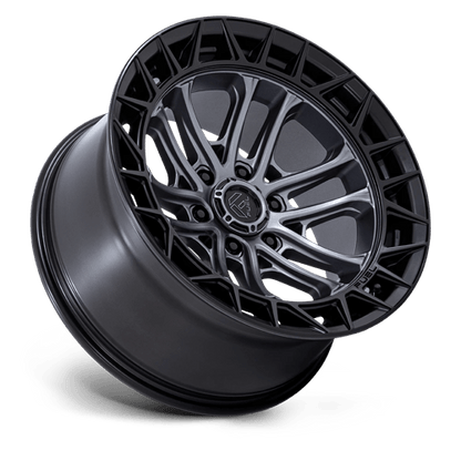 Fuel 1PC | FC874 CELSIUS | 17.0x9.00 | 6X135 | -12 | MATTE GUNMETAL W/ M-BLK LIP