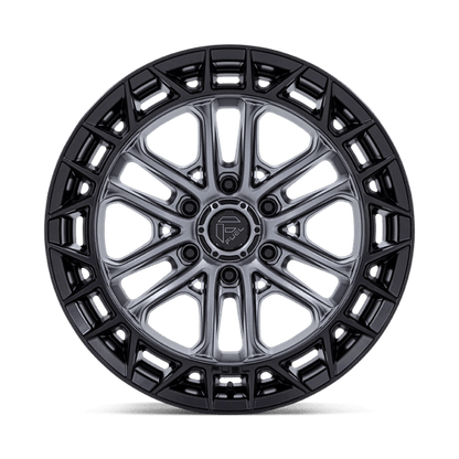 Fuel 1PC | FC874 CELSIUS | 17.0x9.00 | 6X139.7 | -12 | MATTE GUNMETAL W/ M-BLK LIP
