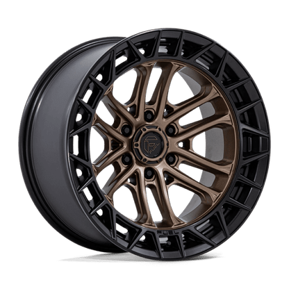Fuel 1PC | FC874 CELSIUS | 20.0x10.00 | 6X139.7 | -18 | MATTE BRONZE W/ M-BLK LIP