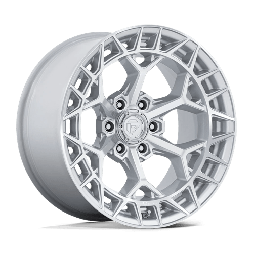 Fuel 1PC | FC873 CHARGER | 17.0x9.00 | 6X139.7 | -12 | GLOSS SILVER W/ MACHINED FACE
