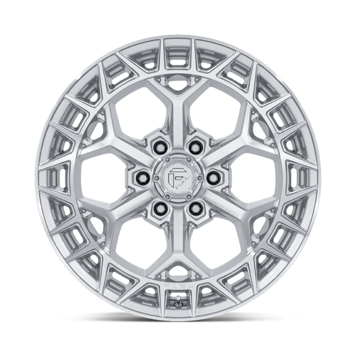 Fuel 1PC | FC873 CHARGER | 17.0x9.00 | 6X135 | 1 | GLOSS SILVER W/ MACHINED FACE