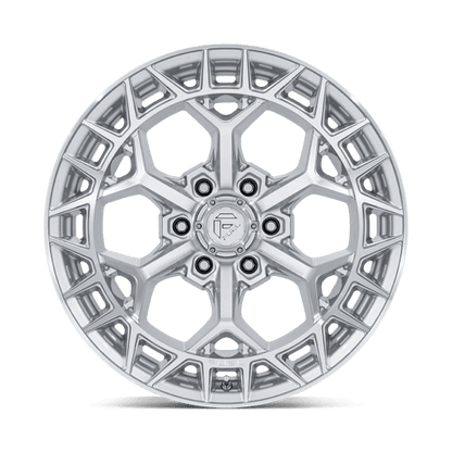 Fuel 1PC | FC873 CHARGER | 17.0x9.00 | 6X135 | 1 | GLOSS SILVER W/ MACHINED FACE