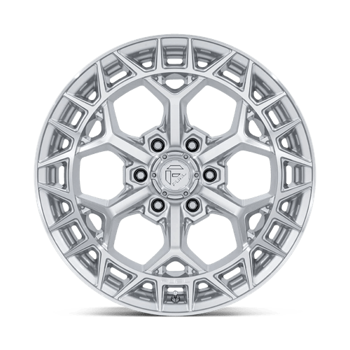 Fuel 1PC | FC873 CHARGER | 20.0x10.00 | 6X139.7 | -18 | GLOSS SILVER W/ MACHINED FACE
