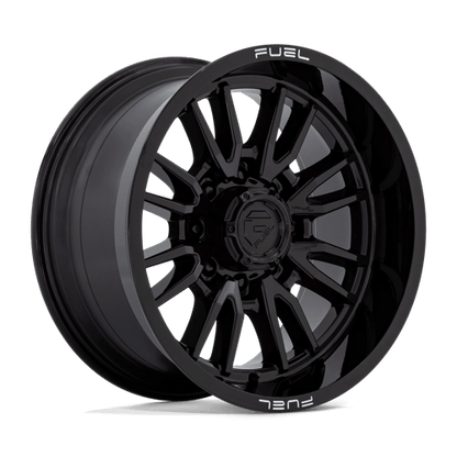 Fuel 1PC | D760 CLASH | 20.0x10.00 | 8X180 | -18 | GLOSS BLACK