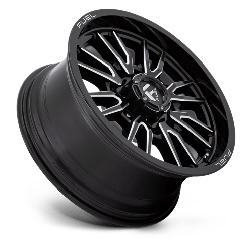 Fuel 1PC | D761 CLASH | 20.0x9.00 | 8X180 | 20 | GLOSS BLACK MILLED
