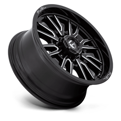 Fuel 1PC | D761 CLASH | 20.0x9.00 | 8X170 | 20 | GLOSS BLACK MILLED