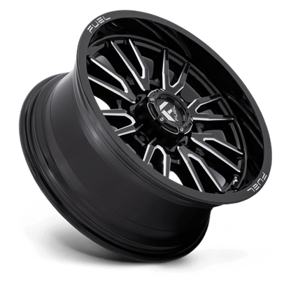 Fuel 1PC | D761 CLASH | 20.0x9.00 | 8X170 | 1 | GLOSS BLACK MILLED