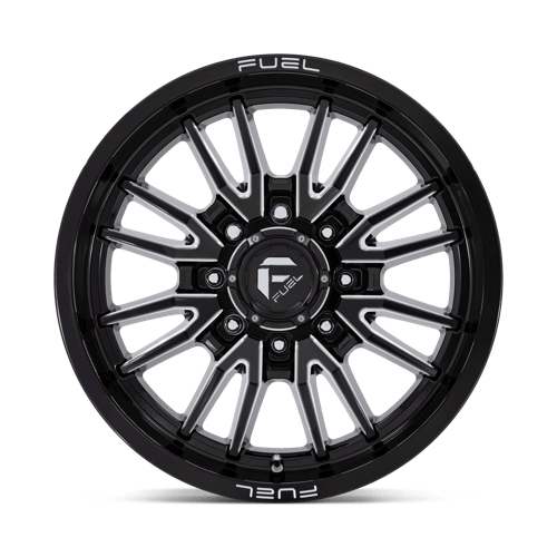 Fuel 1PC | D761 CLASH | 20.0x9.00 | 8X170 | 1 | GLOSS BLACK MILLED