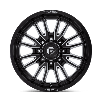 Fuel 1PC | D761 CLASH | 20.0x9.00 | 8X170 | 1 | GLOSS BLACK MILLED