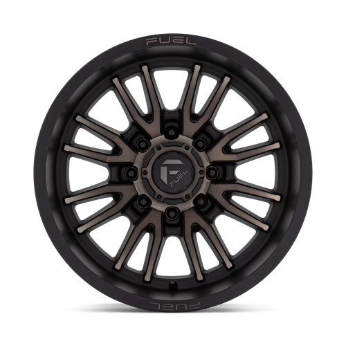Fuel 1PC | D762 CLASH | 20.0x10.00 | 8X180 | -18 | MATTE BLACK DOUBLE DARK TINT