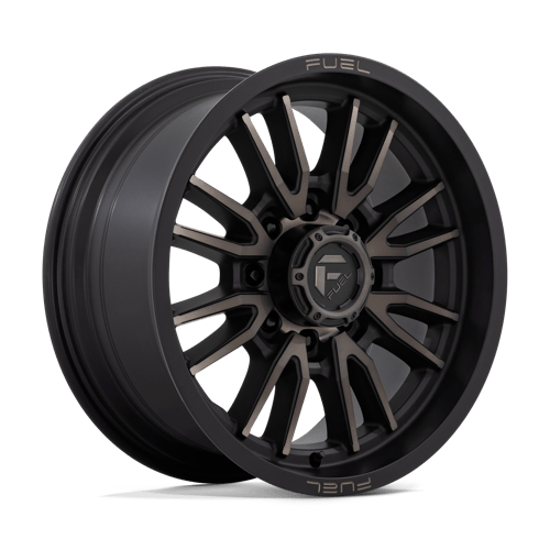 Fuel 1PC | D762 CLASH | 20.0x9.00 | 8X165.1 | 20 | MATTE BLACK DOUBLE DARK TINT