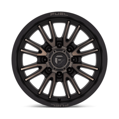 Fuel 1PC | D762 CLASH | 20.0x9.00 | 8X165.1 | 20 | MATTE BLACK DOUBLE DARK TINT