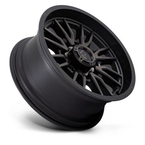 Fuel 1PC | D762 CLASH | 20.0x9.00 | 8X165.1 | 1 | MATTE BLACK DOUBLE DARK TINT