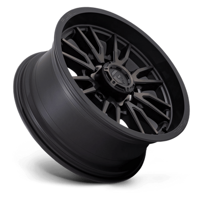 Fuel 1PC | D762 CLASH | 20.0x9.00 | 8X165.1 | 1 | MATTE BLACK DOUBLE DARK TINT