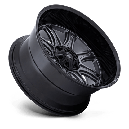 Fuel 1PC | DARKSTAR | 20.0x10.00 | 5X114.3/5X127 | -18 | MATTE GUNMETAL W/ BLACK LIP