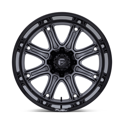Fuel 1PC | DARKSTAR | 22.0x9.00 | 6X135/6X139.7 | 1 | MATTE GUNMETAL W/ BLACK LIP